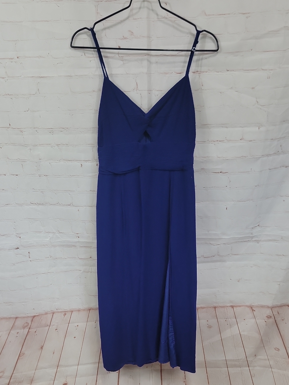 Forever 21 Royal Blue Spaghetti-Strap Maxi Dress